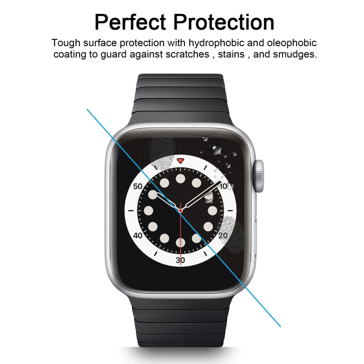 For Apple Watch Edition 38mm 38mm Dial Diameter 9H+ Surface Hardness 2.5D Explosion-proof Tempered Glass Film